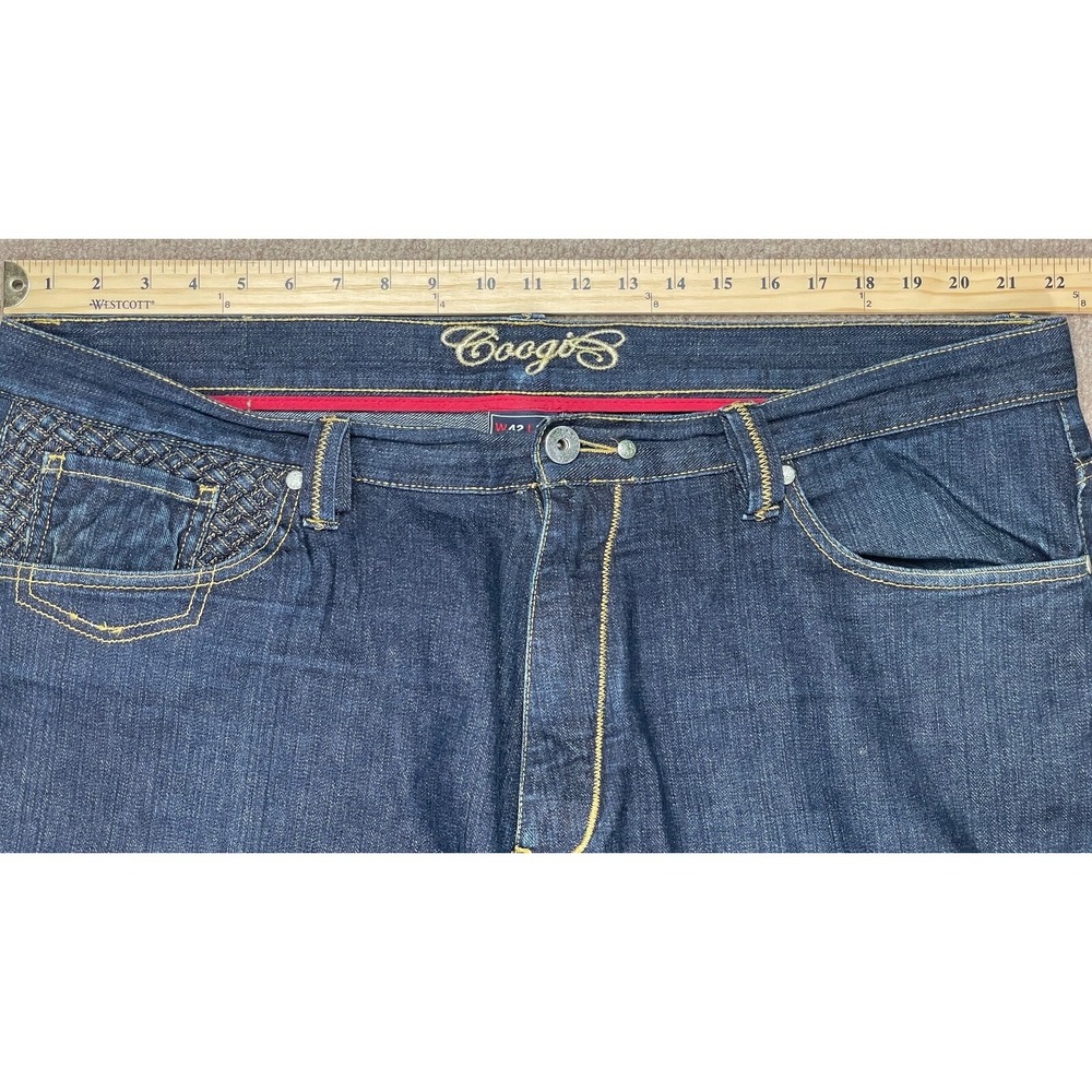 Coogi Authentic Australia Vtg Men's‎ Embroidered Denim Jeans 42x35 - Picture 10 of 16